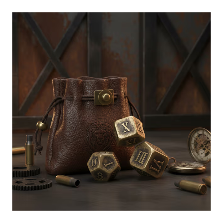Brown Leather Duffel Bag