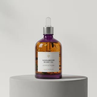 Sérum visage effet verre ambré