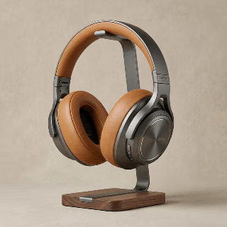 Tan Wireless Headphones
