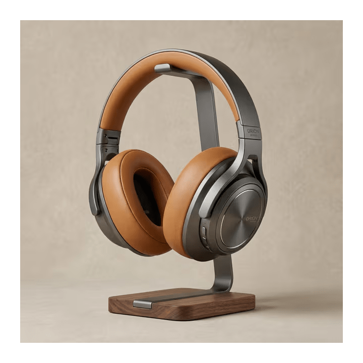 Tan Wireless Headphones